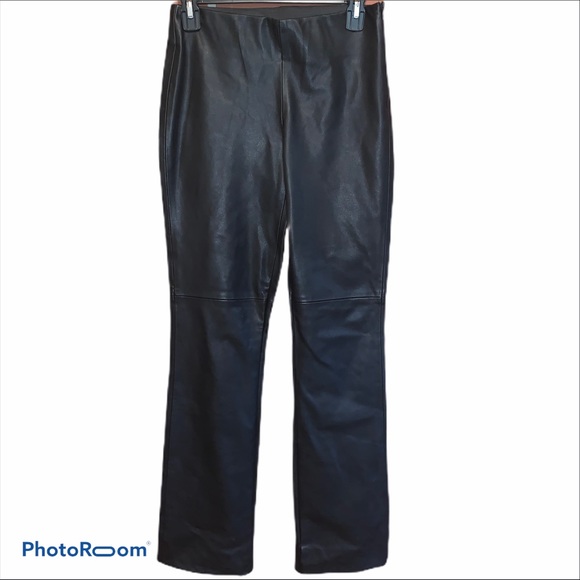 ZARA BASIC | Black Festival Faux Leather Pants - Picture 2 of 8